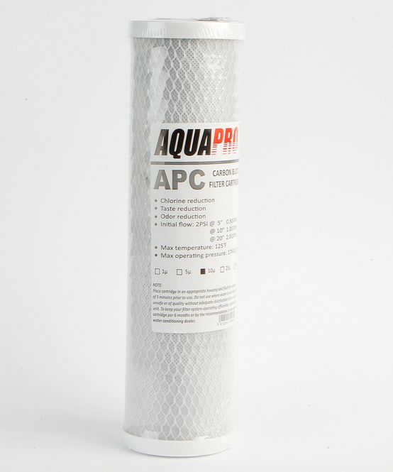 Hovedbilde Kullfilter karbonblokk innsats 10'' AquaPro